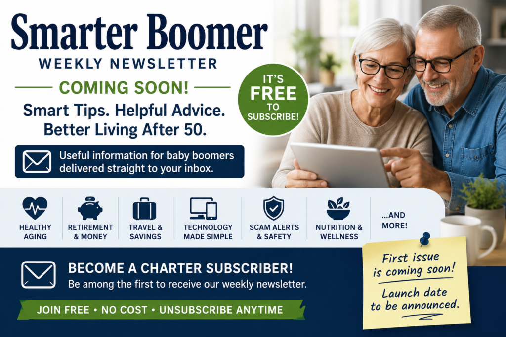Smarter Boomer Weekly Newsletter